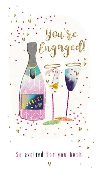 Engagement Card - A Colourful Toast