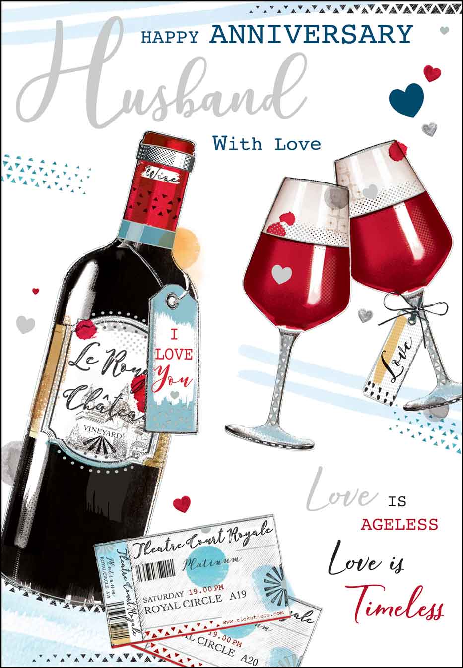 Husband Anniversary Card - Love Matures