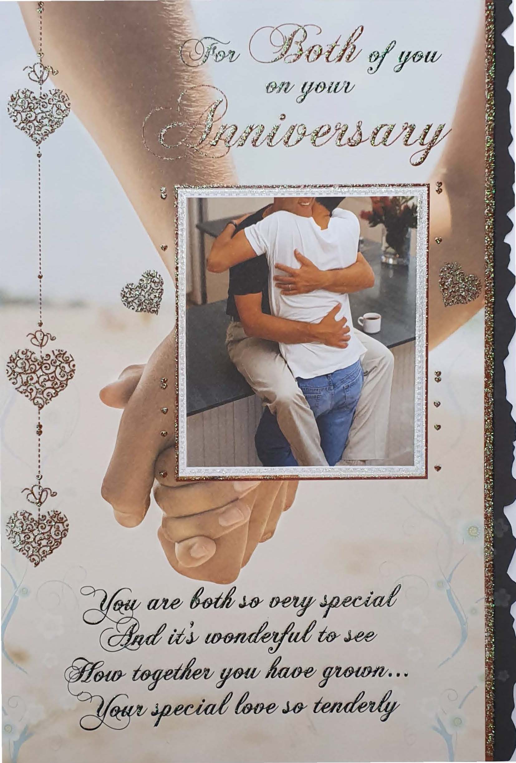 Gay Couple Anniversary Card - Timeless Unity