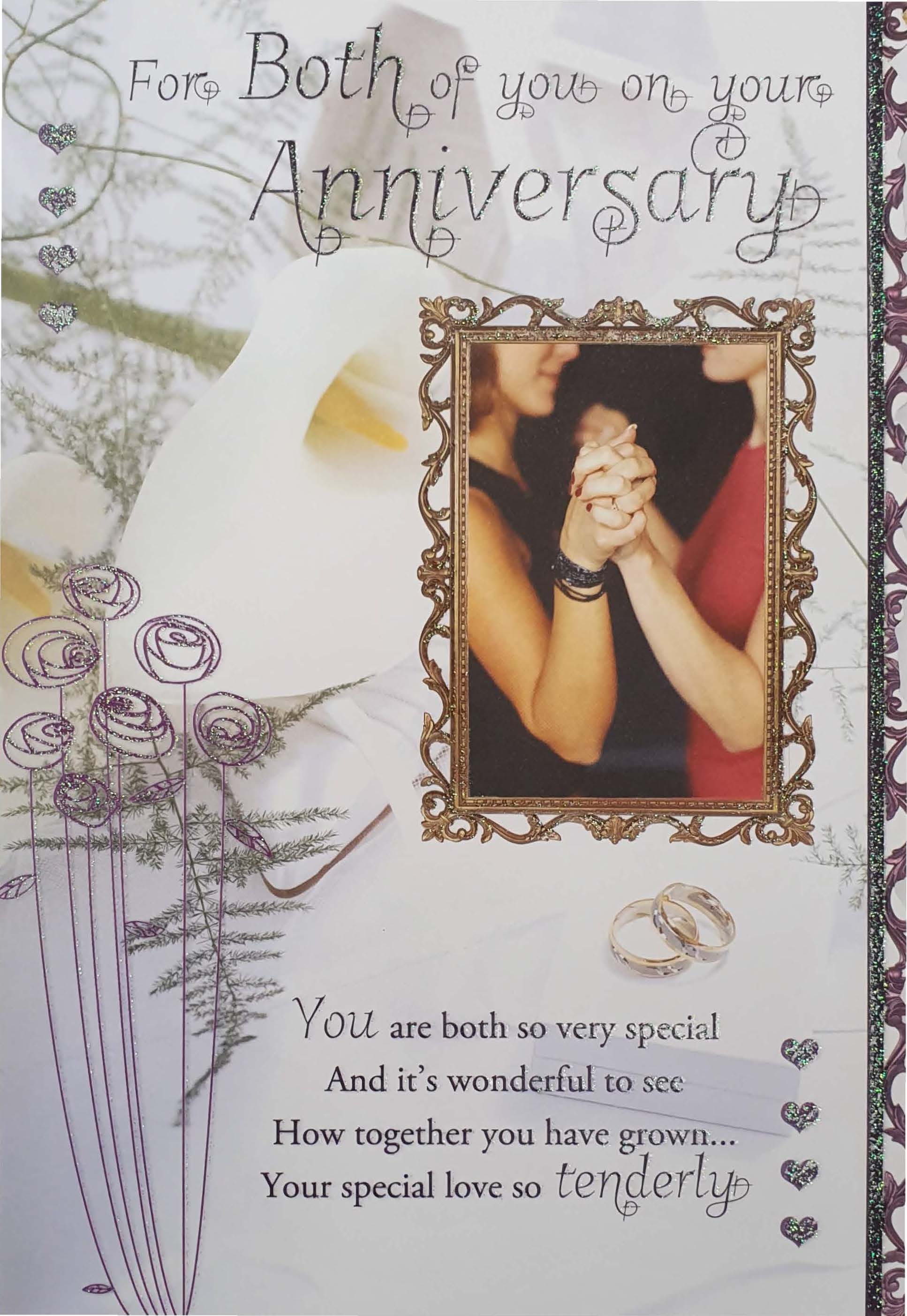 Lesbian Couple Anniversary Card - Eternal Devotion