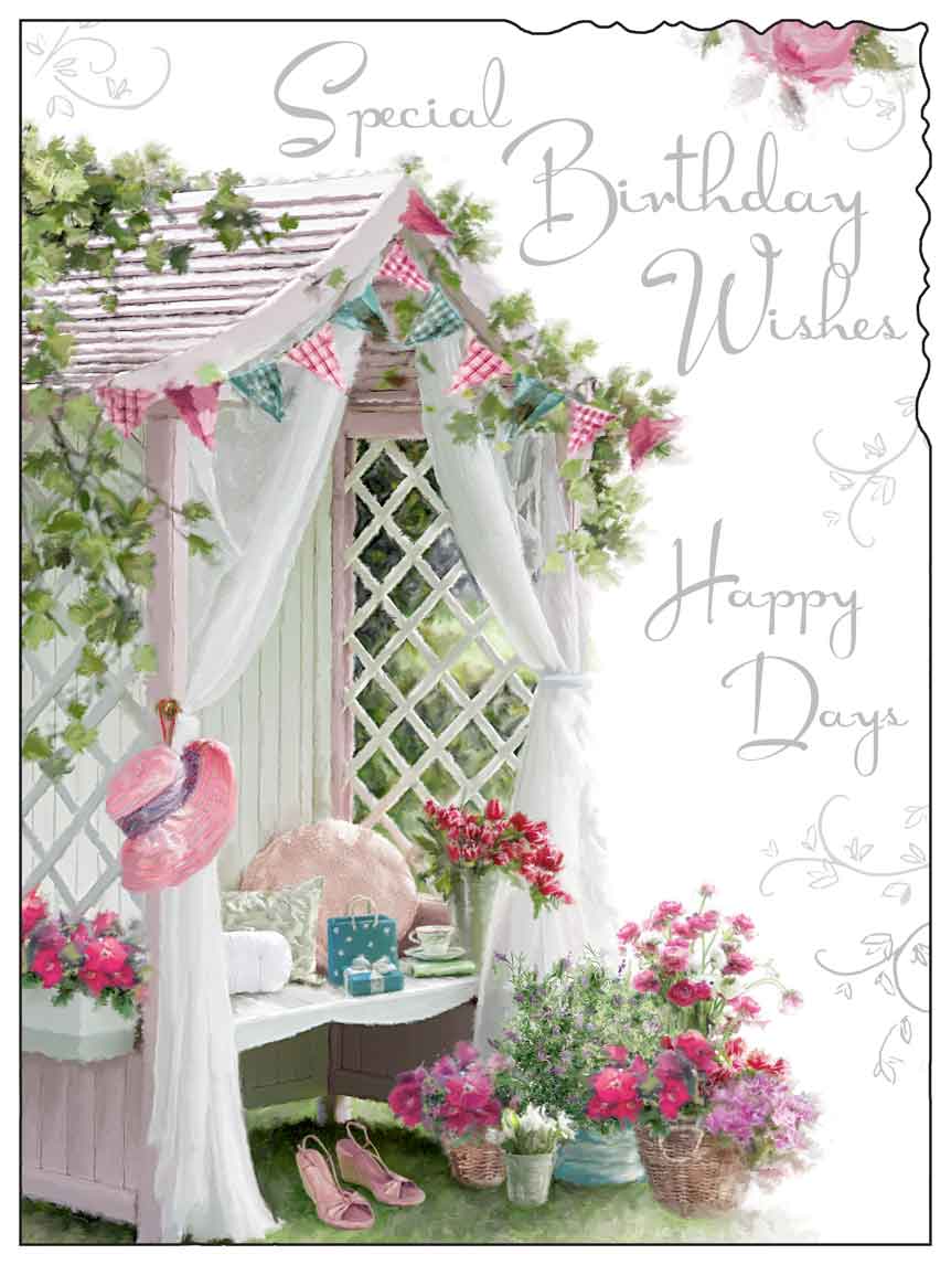 Birthday Card - Pretty Gazebo