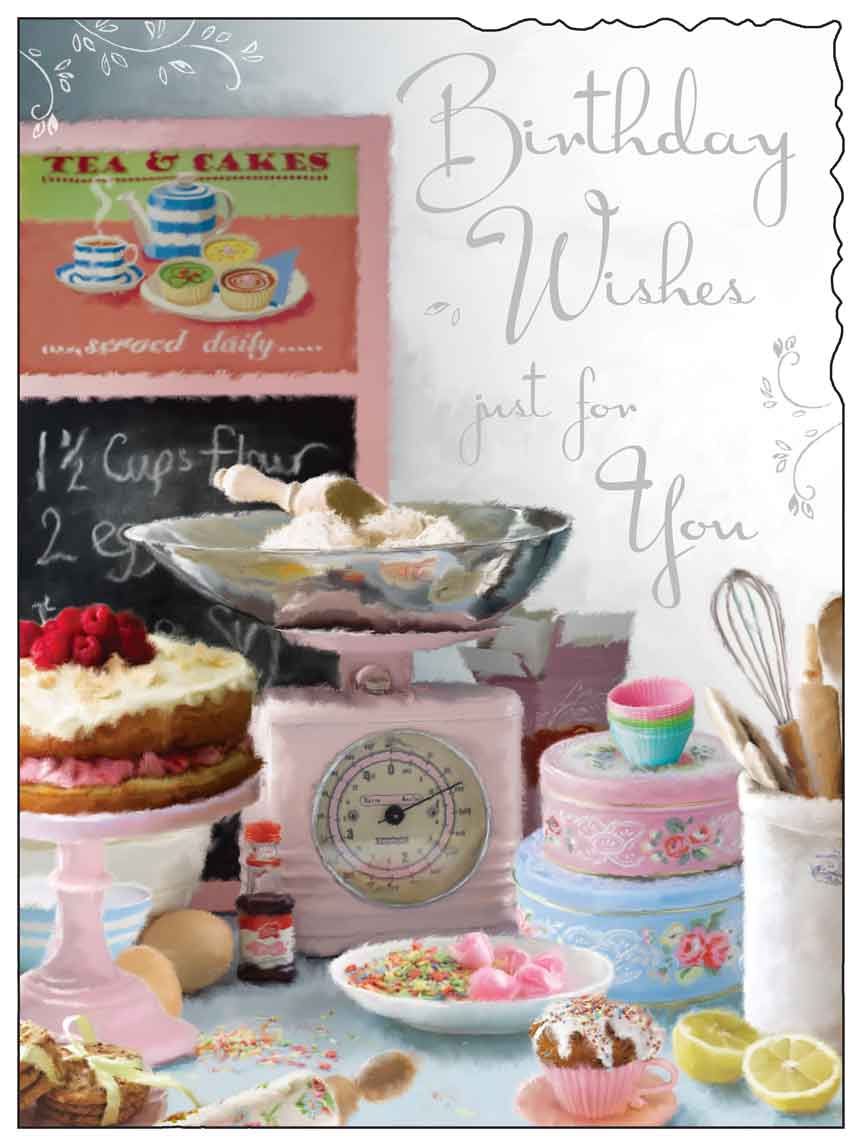 Birthday Card - The Art Of Baking