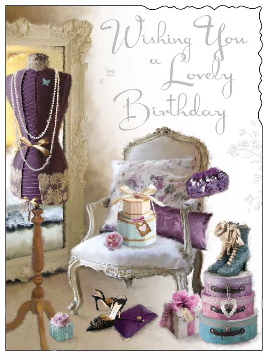 Birthday Card - Gifting Victorian Style