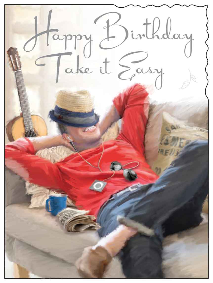 Birthday Card - Relaxing To Music