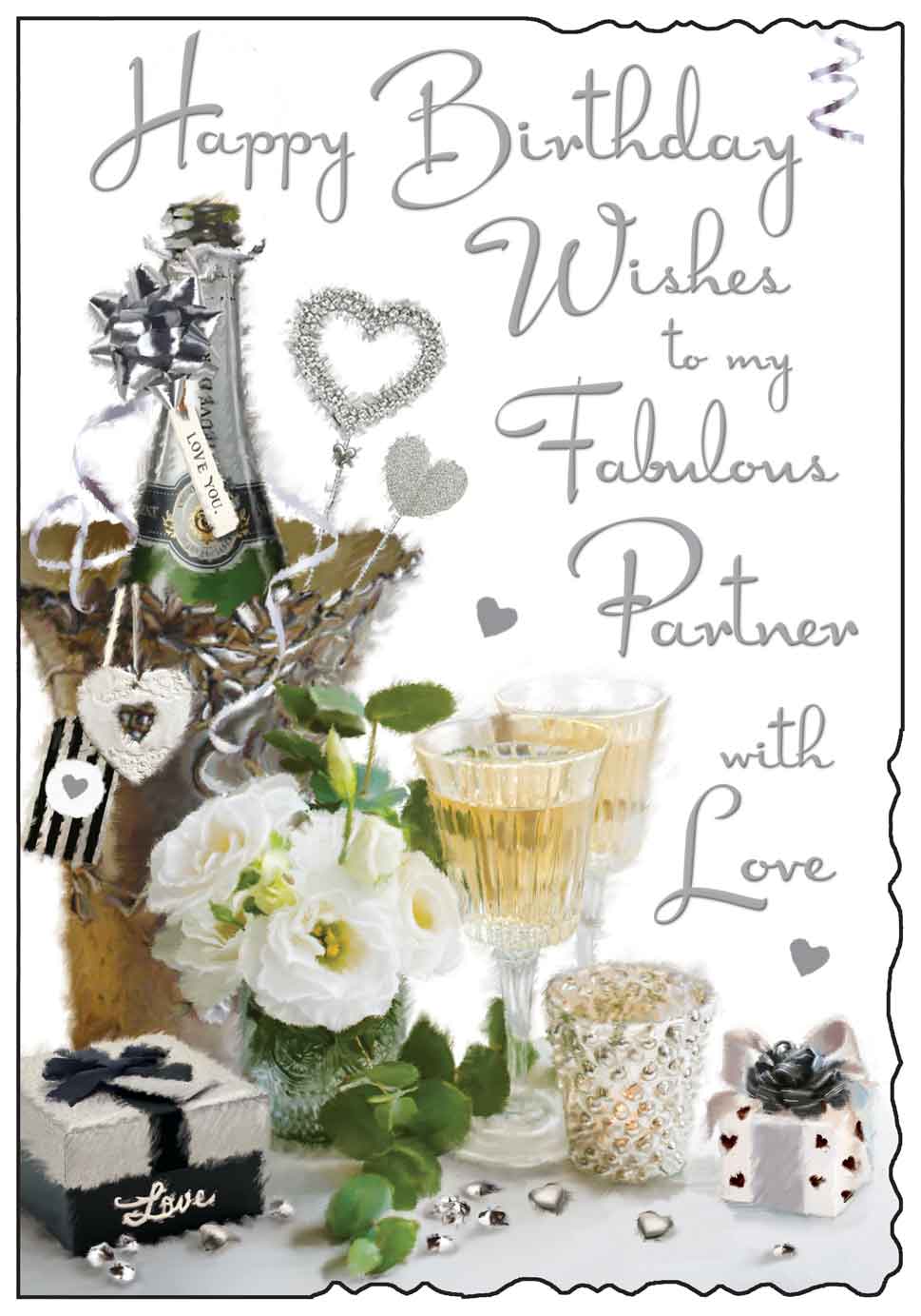 Partner Birthday Card - Celebrations For My Partner
