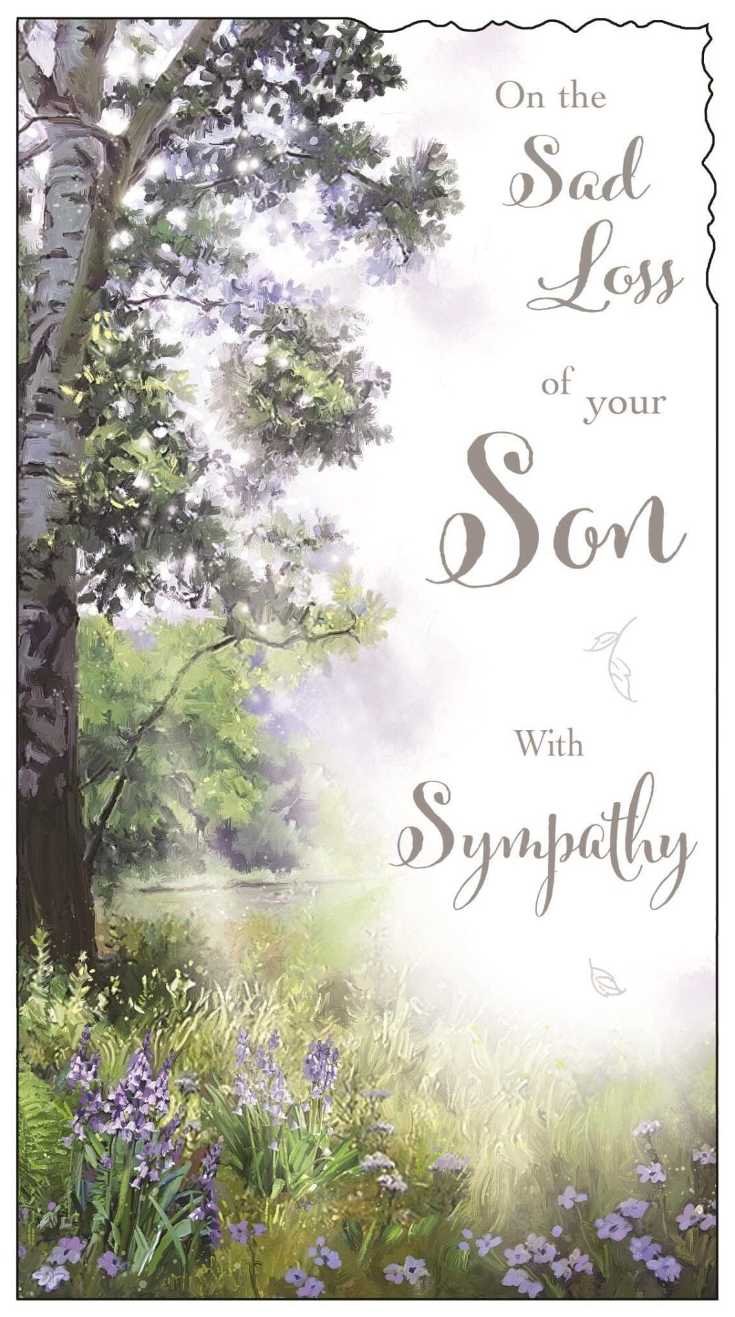Son Sympathy Card - The Tree The Lasting Symbol Of Life