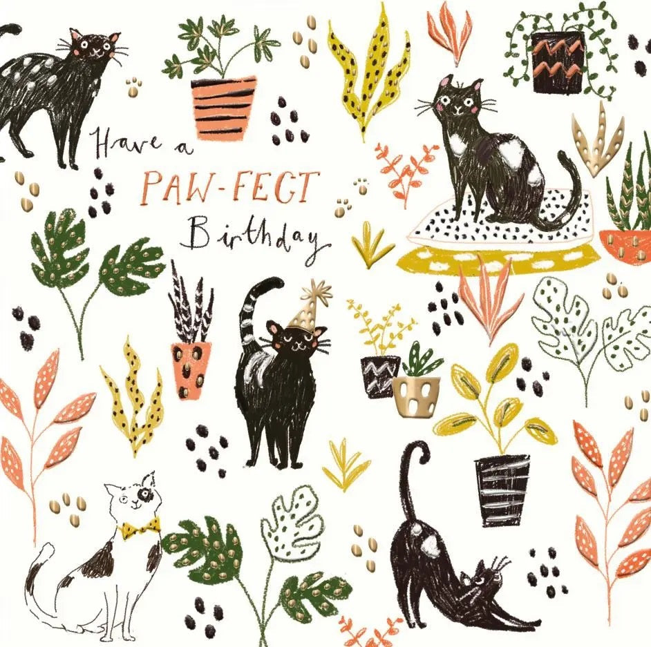 Birthday Card - Paw-Fect Birthday