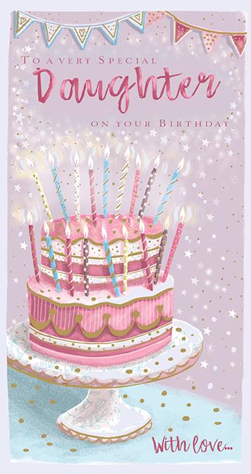 Daughter Birthday Card - The Ultimate Birthday Cake