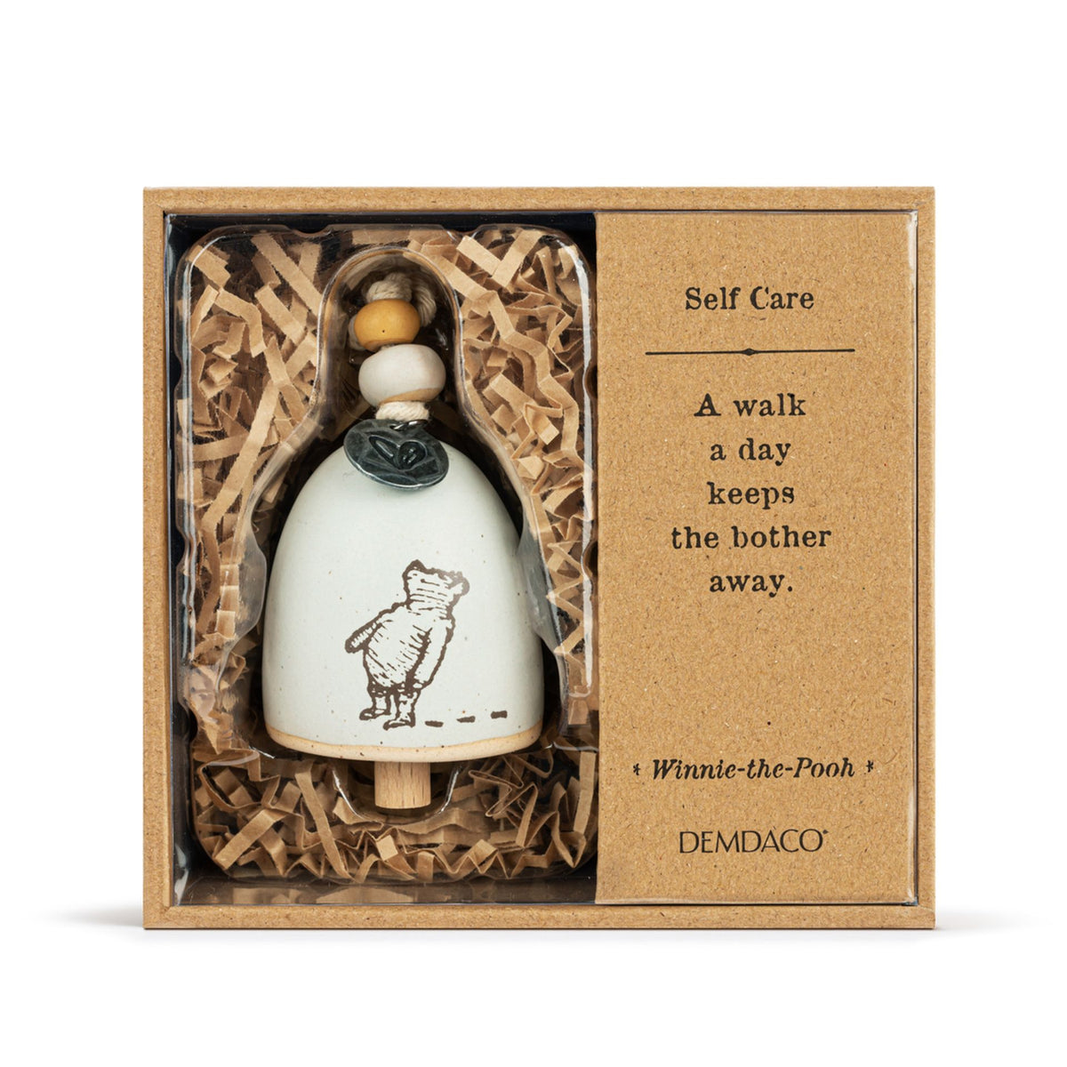 Demdaco Winnie the Pooh Mini Bell - Self Care
