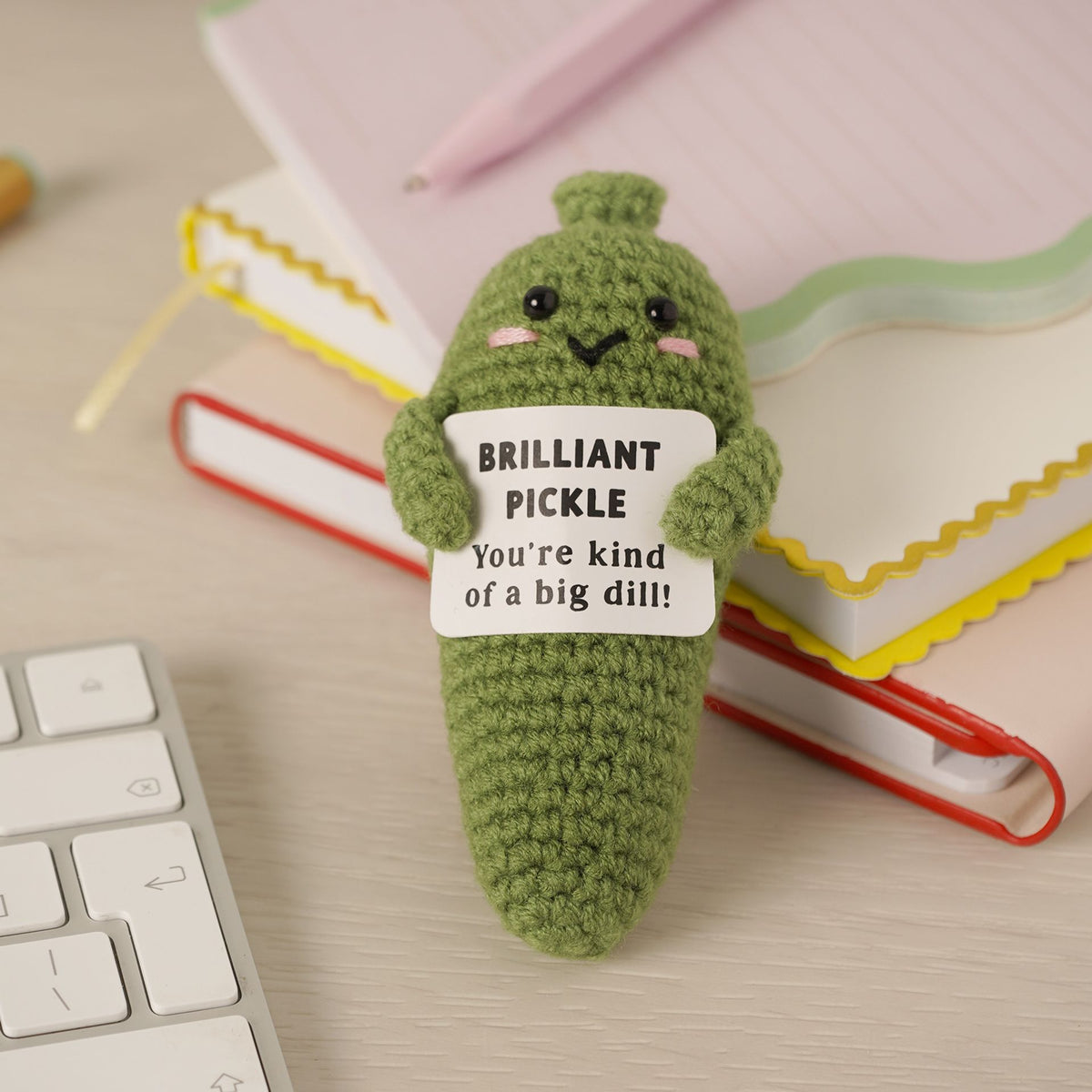 Apples To Pears Positivity Crochet Set - Pickle