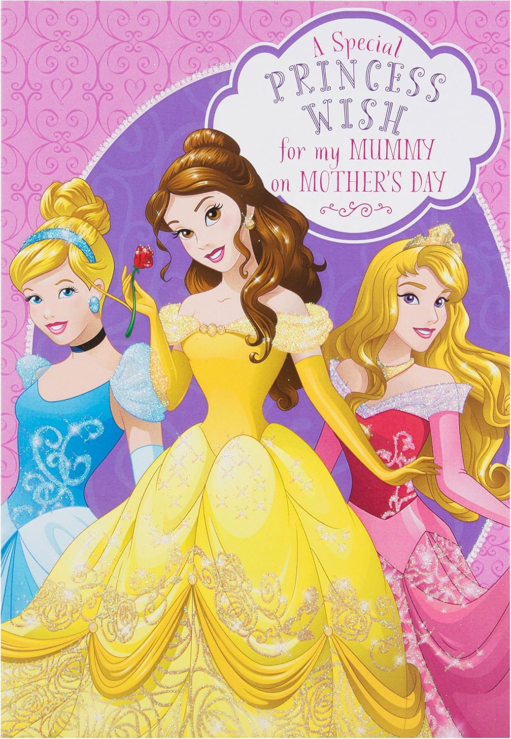 Hallmark Disney Princess Mother's Day Card "For Mummy"