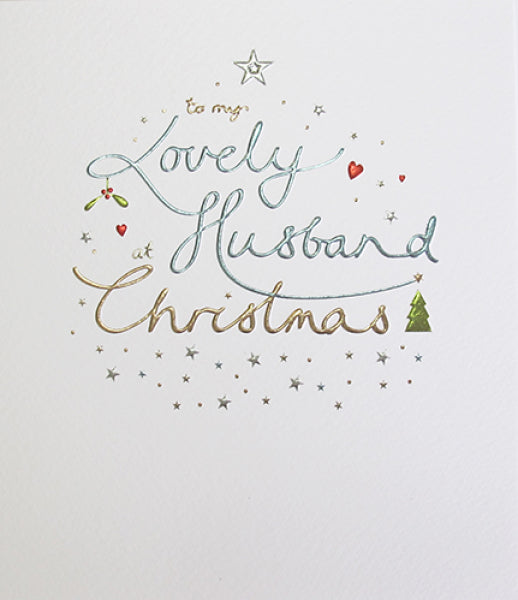 To My Lovely Husband Christmas Card