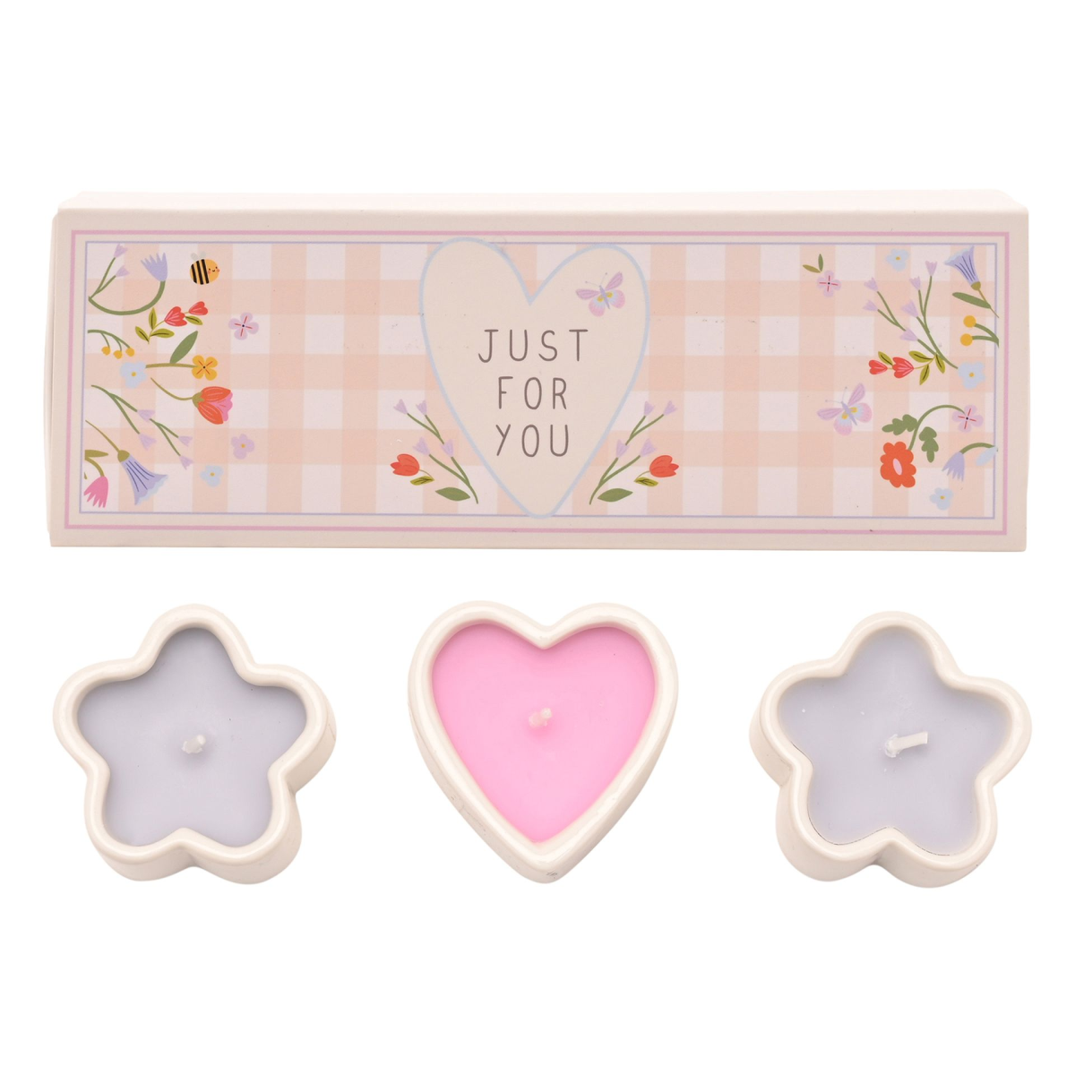 Love Life Set Of 3 Mini Candles - Just For You