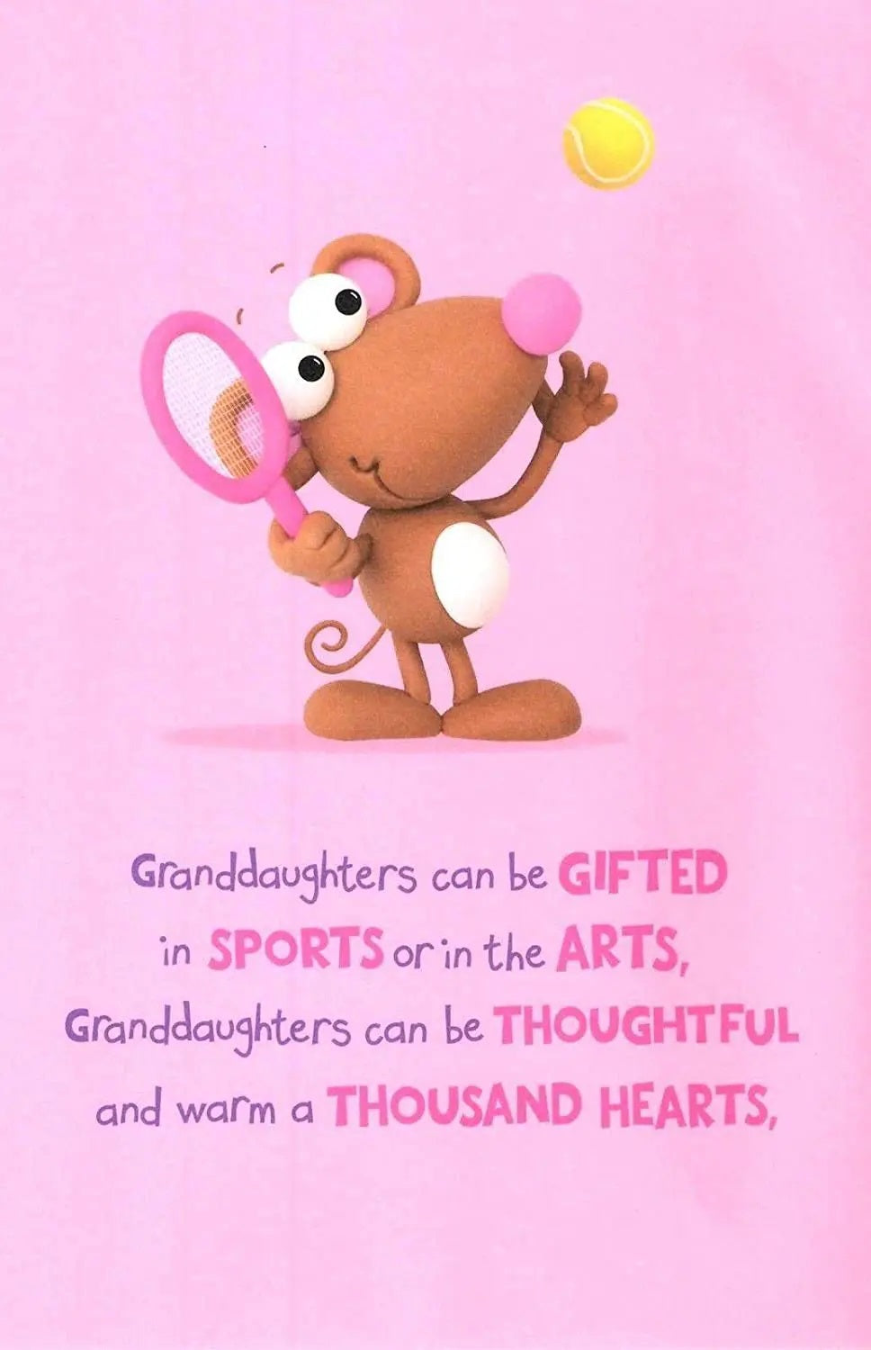Granddaughter Birthday Card - Stylish Funny Princess Style