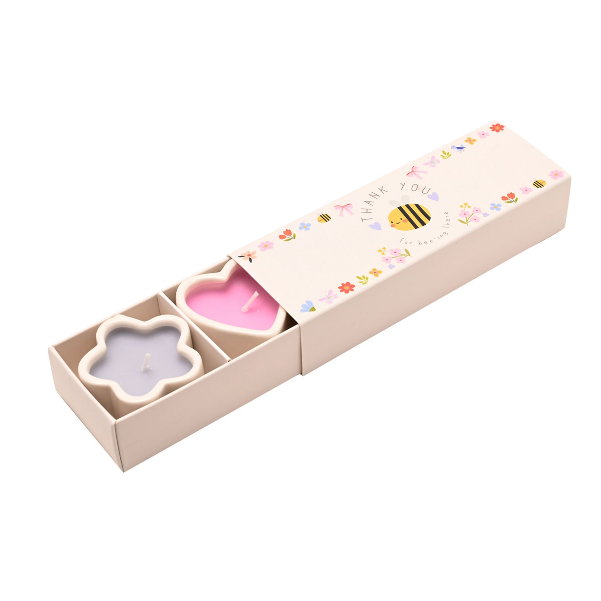 Love Life Set Of 3 Mini Candles - Thank You