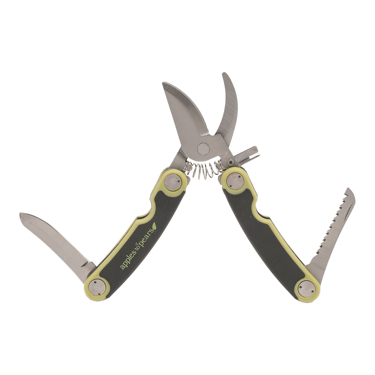 Apples To Pears Original Folding Pocket Secateurs - Green