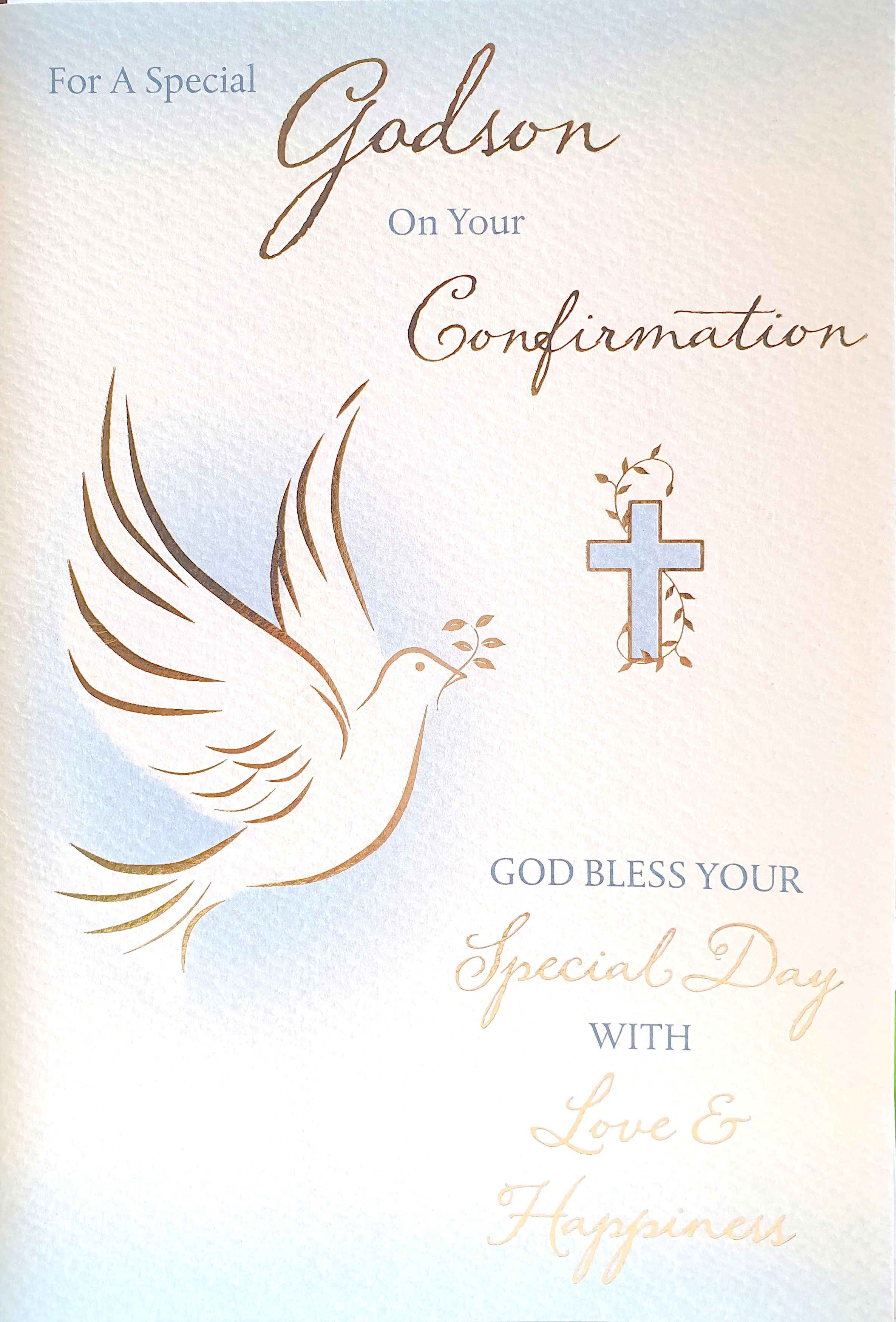 Godson On The Day Of Your Confirmation Card