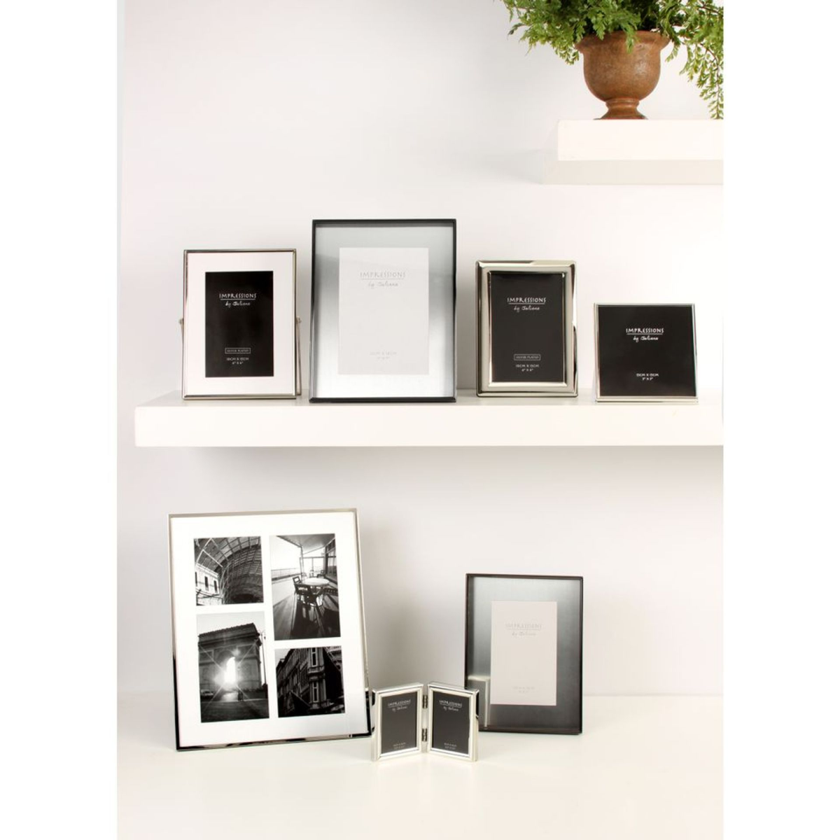 Silver Plated Thin Photoframe - Size 5" x 5"