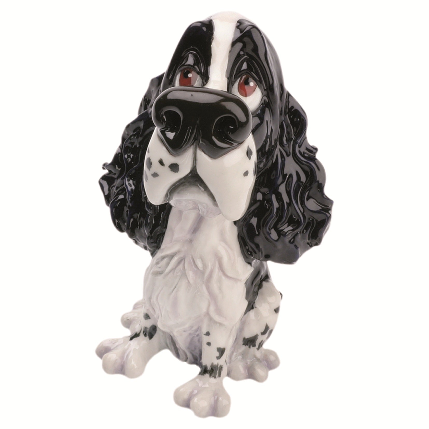 Little Paws “Sam” Springer Spaniel Black Figurine