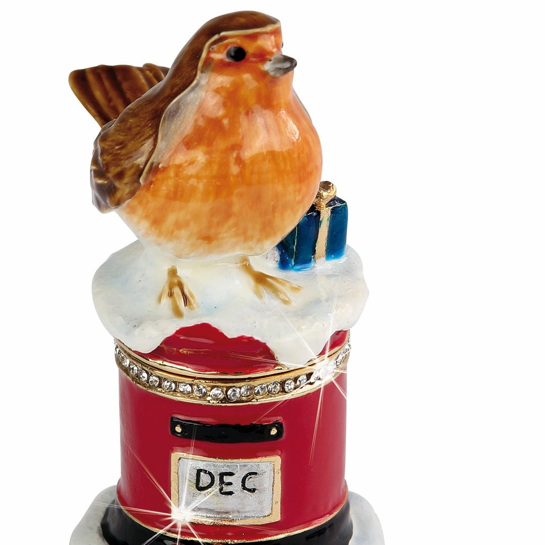Craycombe Trinkets Christmas Robin and Post Box