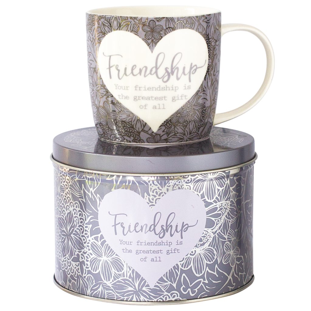 Said with Sentiment Mug in Tin Friendship