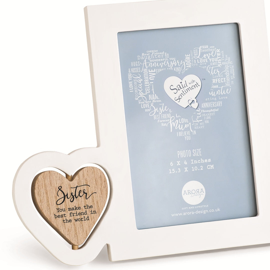 Said with Sentiment Photo Frame Sister
