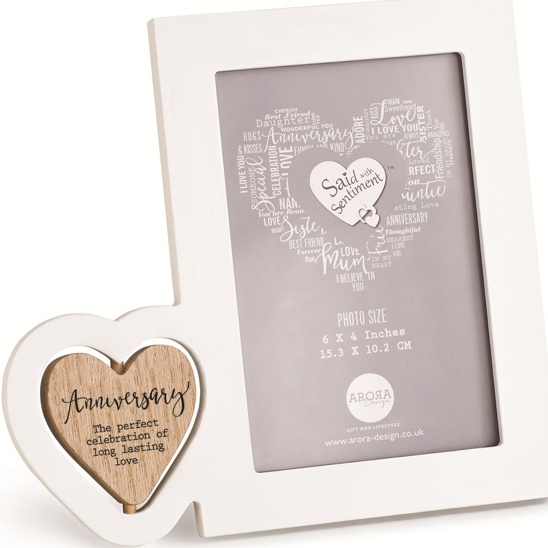 Said with Sentiment Photo Frame Anniversary