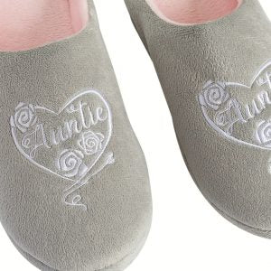 Said with Sentiment Slippers Auntie large