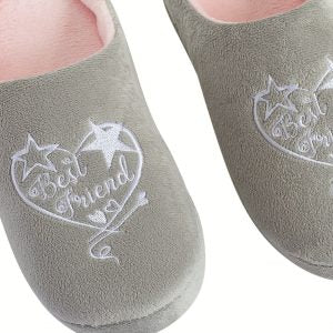 Said with Sentiment Slippers Best Friend medium