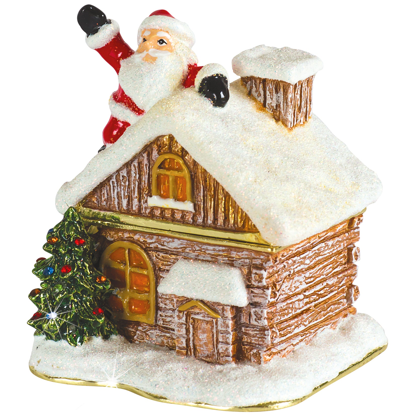 Craycombe Trinkets Santa on House