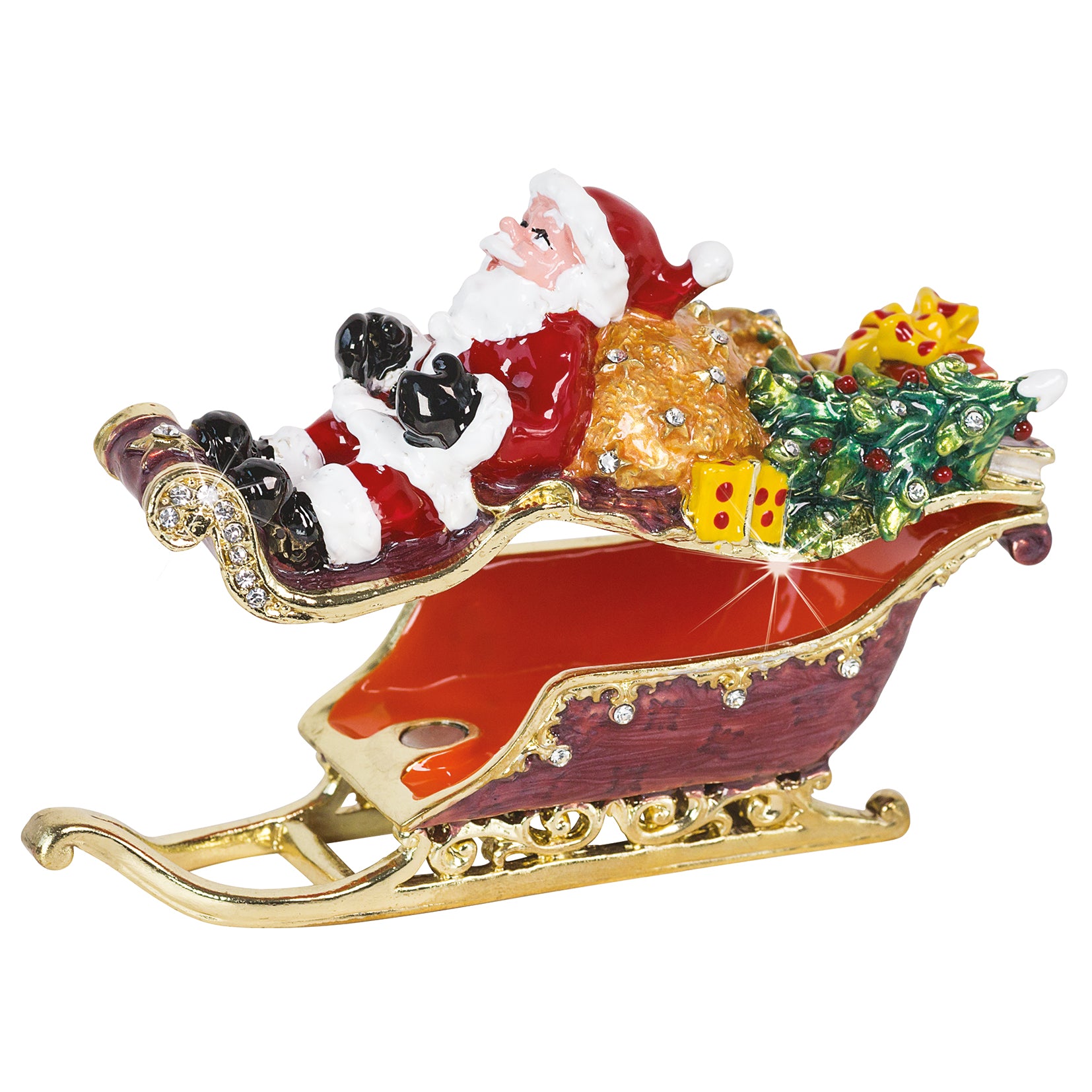 Craycombe Trinkets Santa on Sleigh