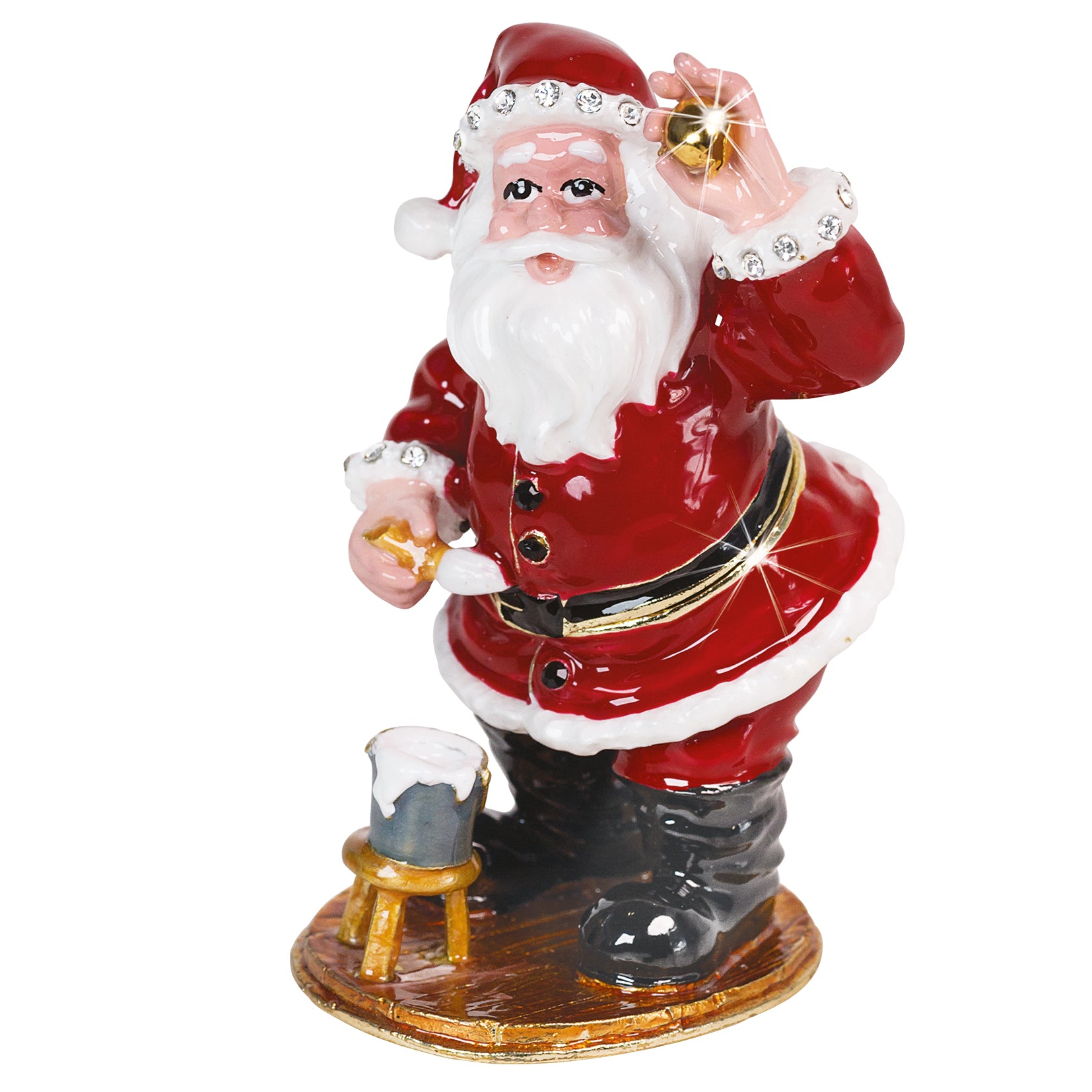 Craycombe Trinkets Santa Painting Baubles