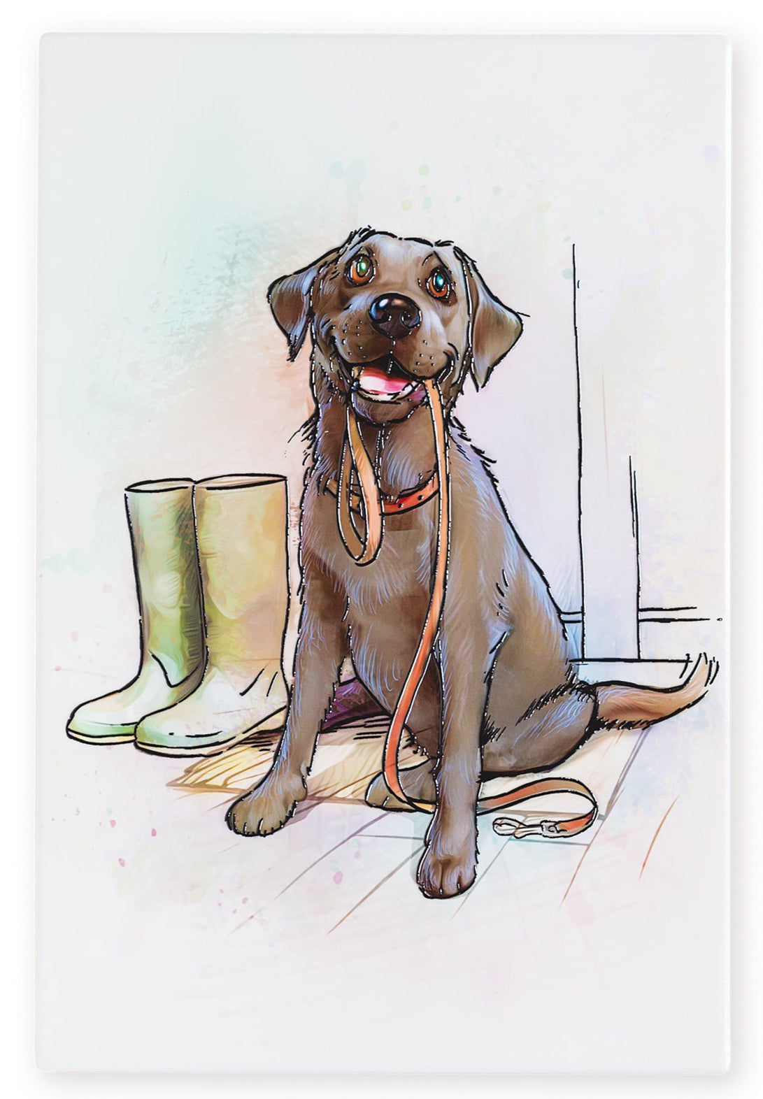 Art of Arora Black Labrador – Ceramistone Tile