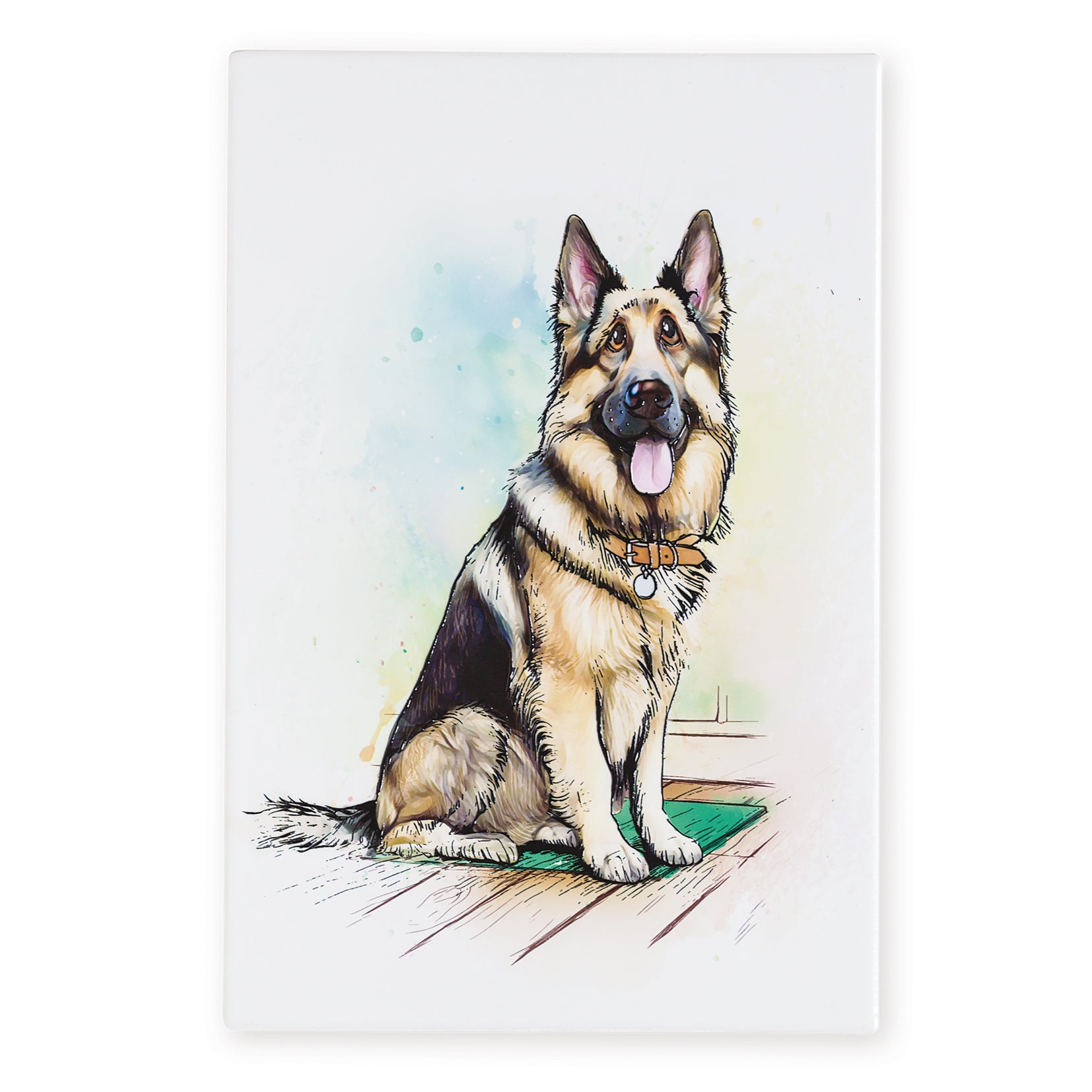 Art of Arora German Shepherd – Ceramistone Tile