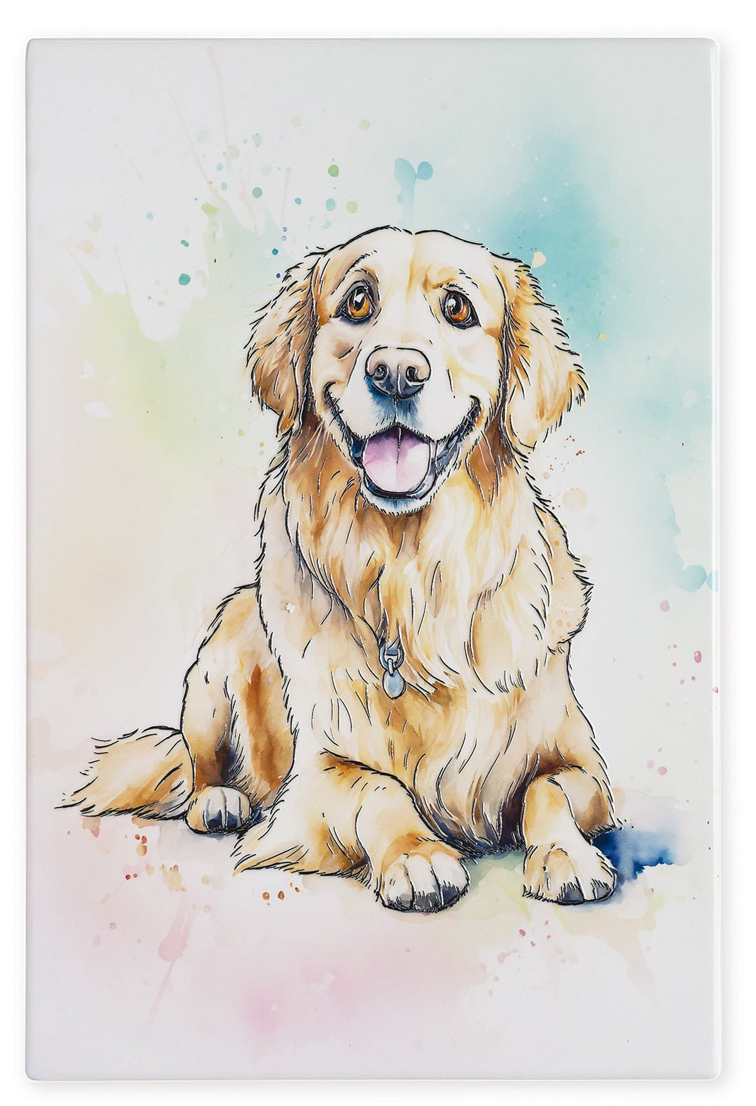 Art of Arora Golden Retriever – Ceramistone Tile