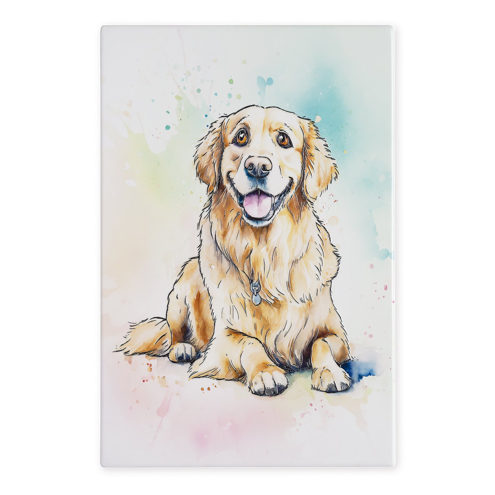 Art of Arora Golden Retriever – Ceramistone Tile