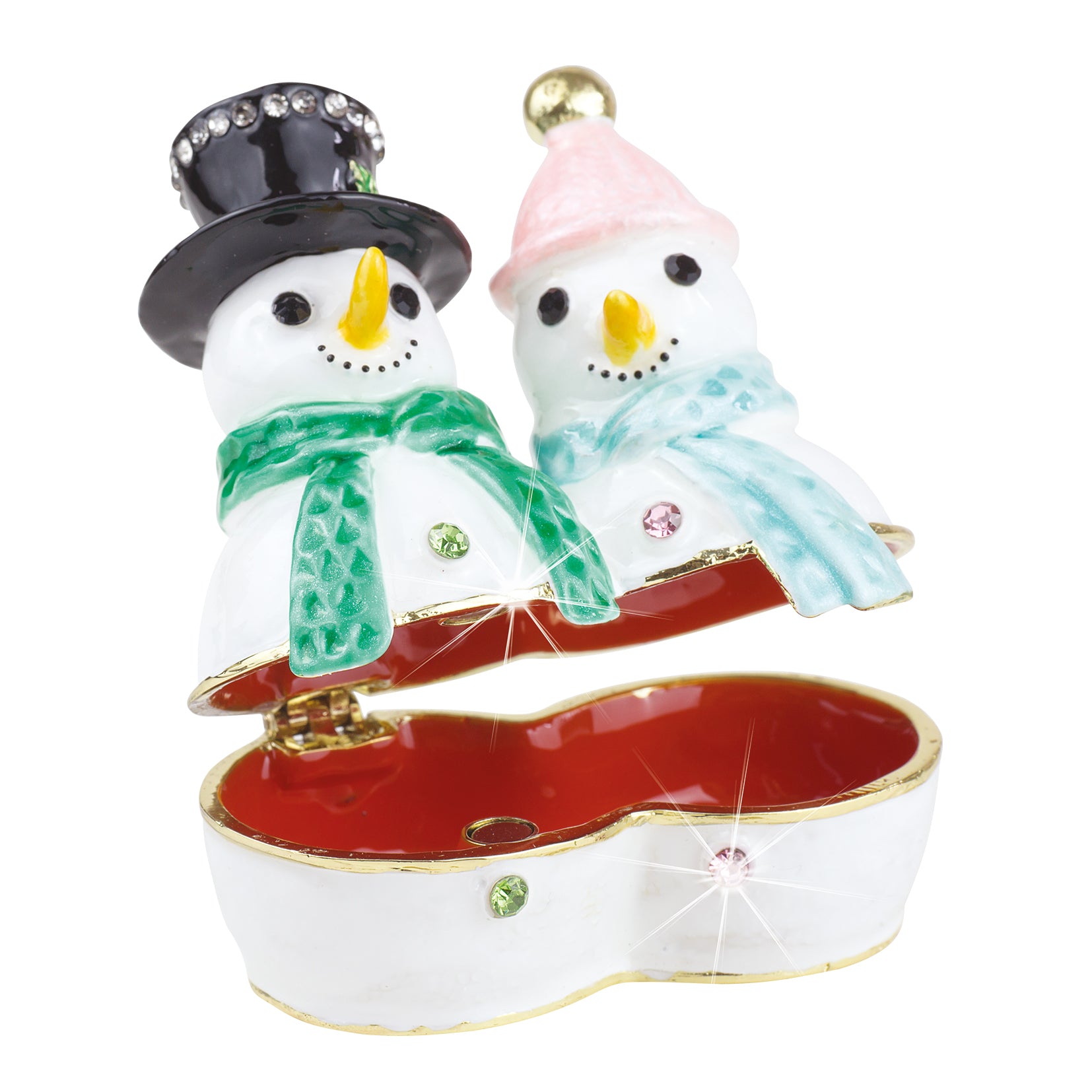 Craycombe Trinkets Mr & Mrs Snowman