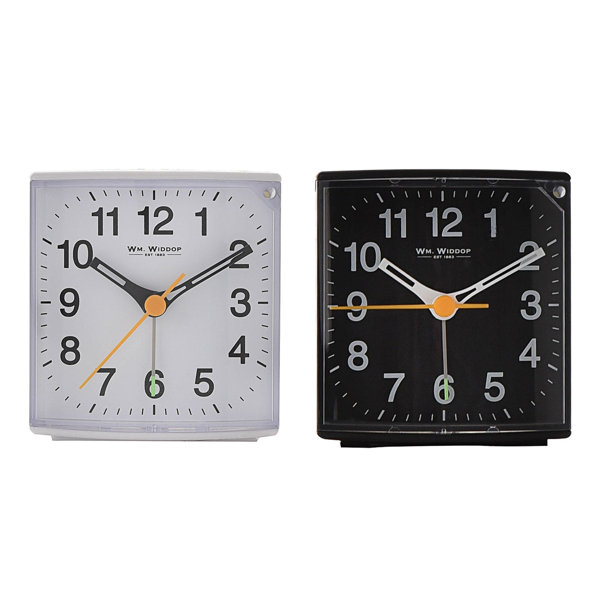 Hometime Alarm Clock Light, Snooze, Silent Sweep - White