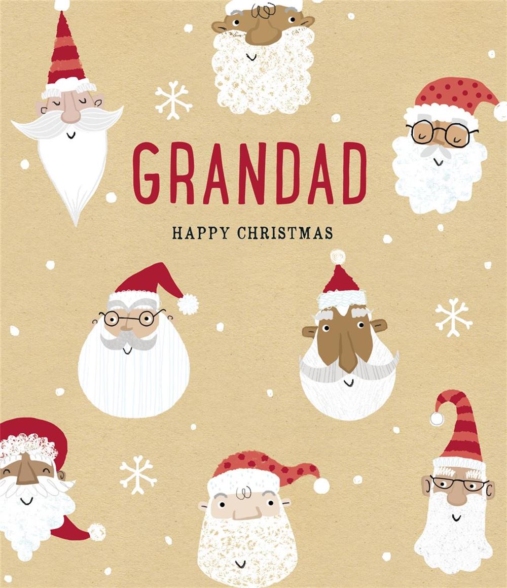 Grandad Happy Christmas Card