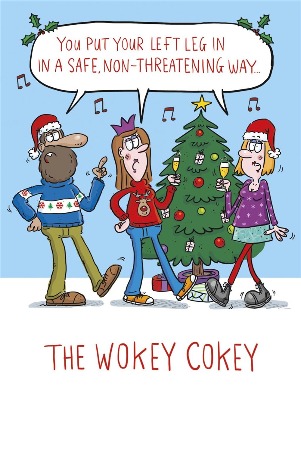The Wokey Cokey Xmas General Humour Christmas Card