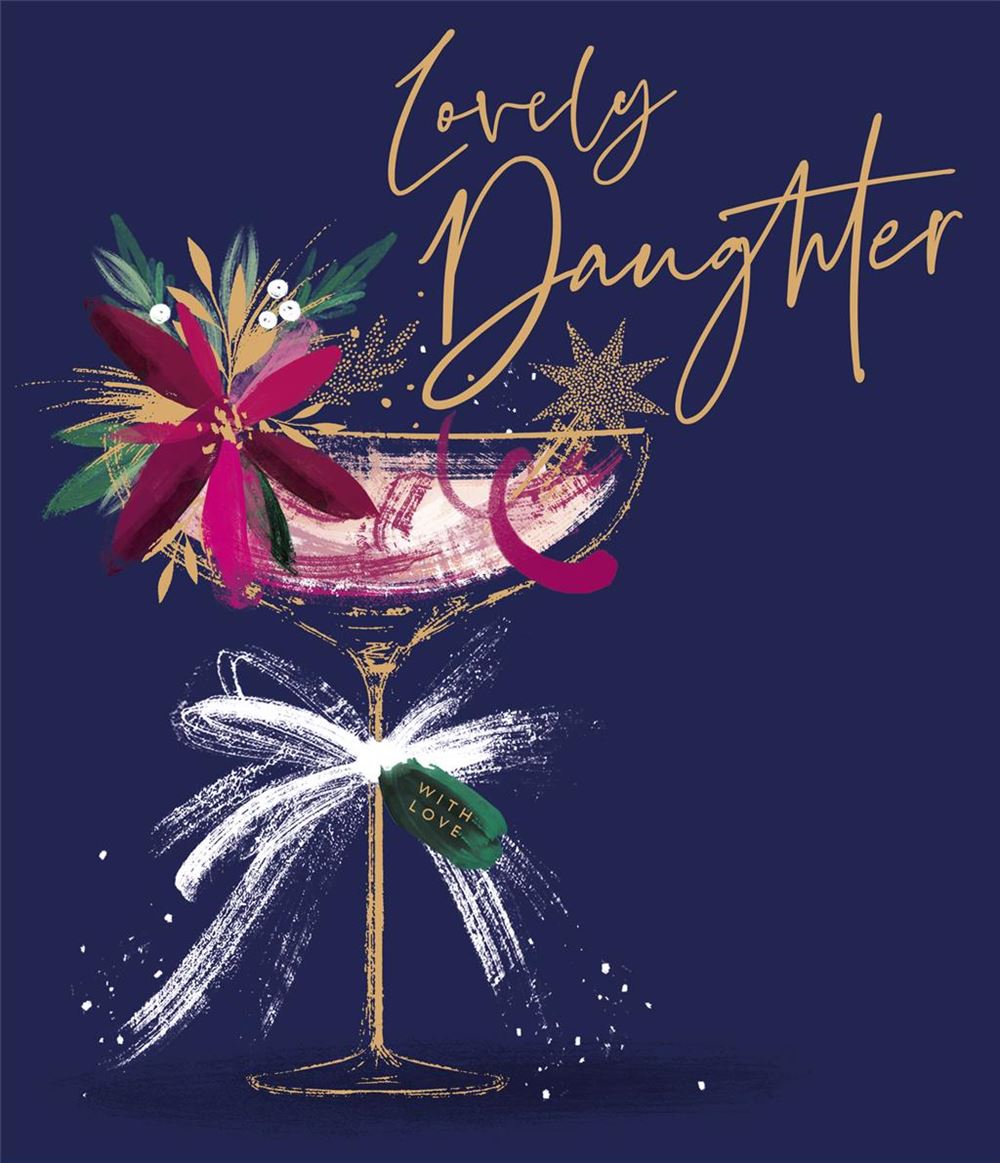 Lovely Daughter Christmas Card