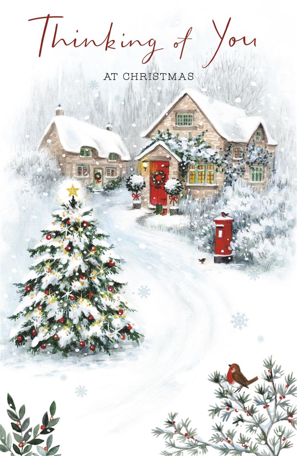 Thinking of You At Christmas Card