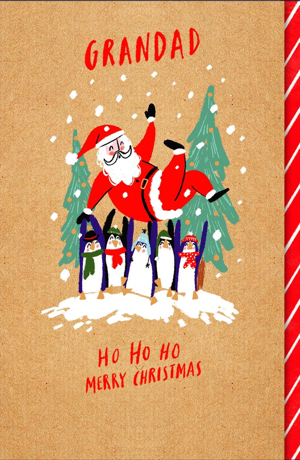 Grandad Cute Christmas Card