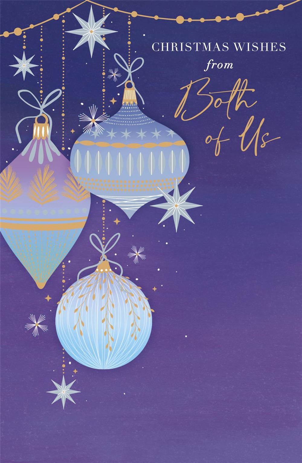 Christmas Wishes From Both of Us Card