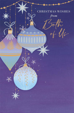 Christmas Wishes From Both of Us Card