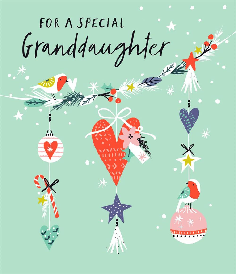 Granddaughter Christmas Card