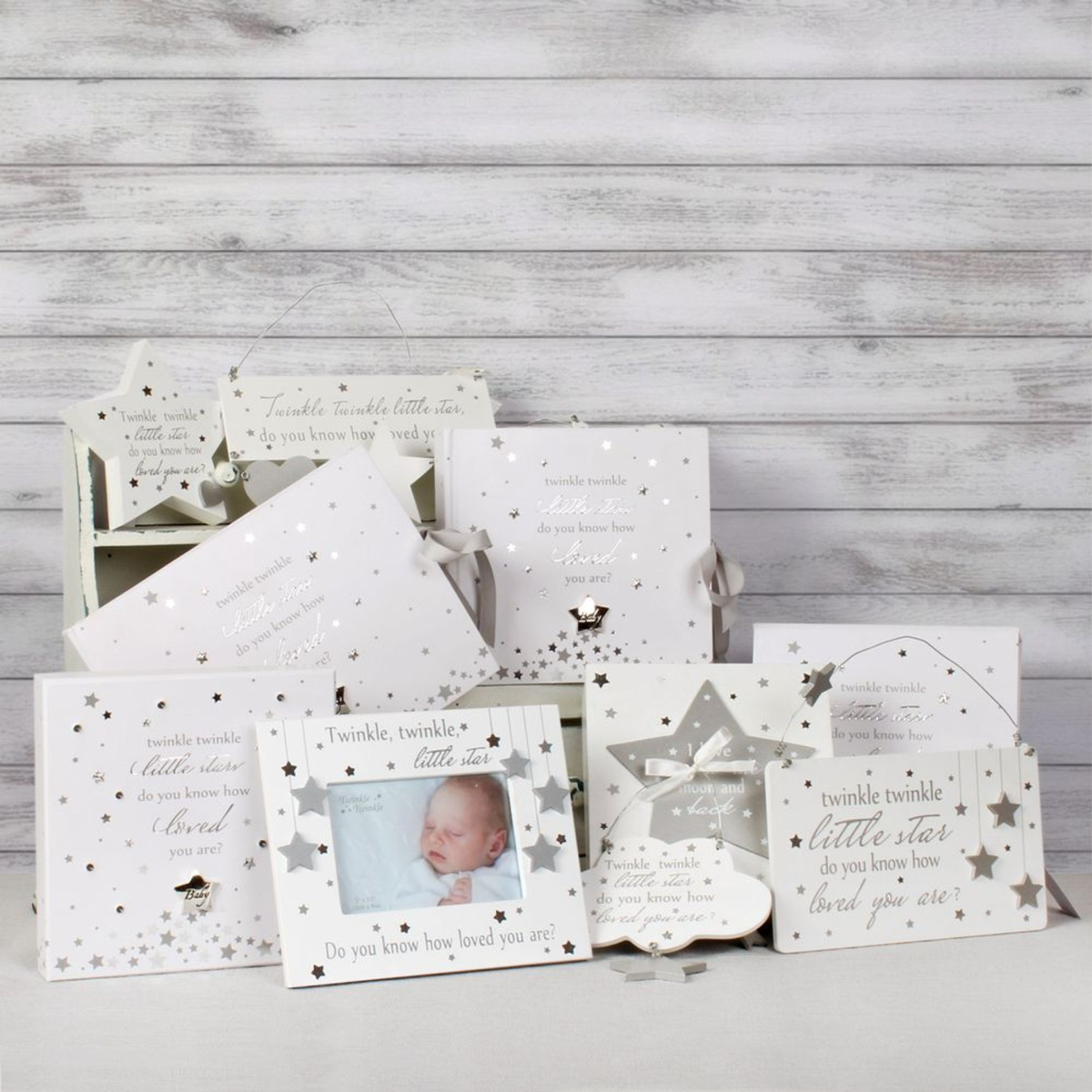 Twinkle Twinkle Silverplated Birth Certificate Tube *(36/24)*