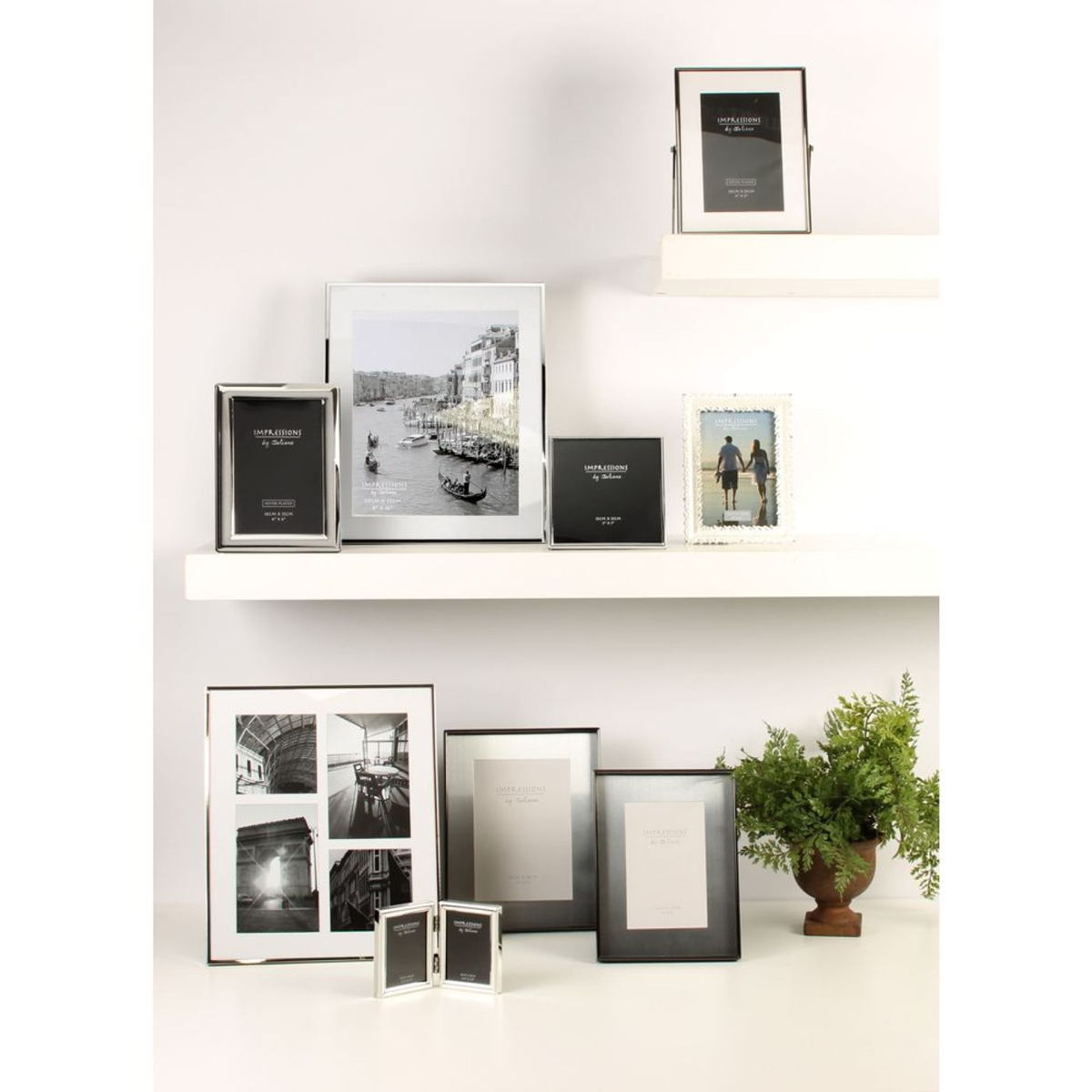 Silver Plated Thin Photoframe - Size 5" x 5"