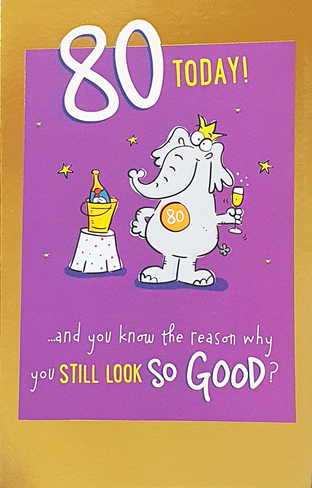 80th Birthday Card