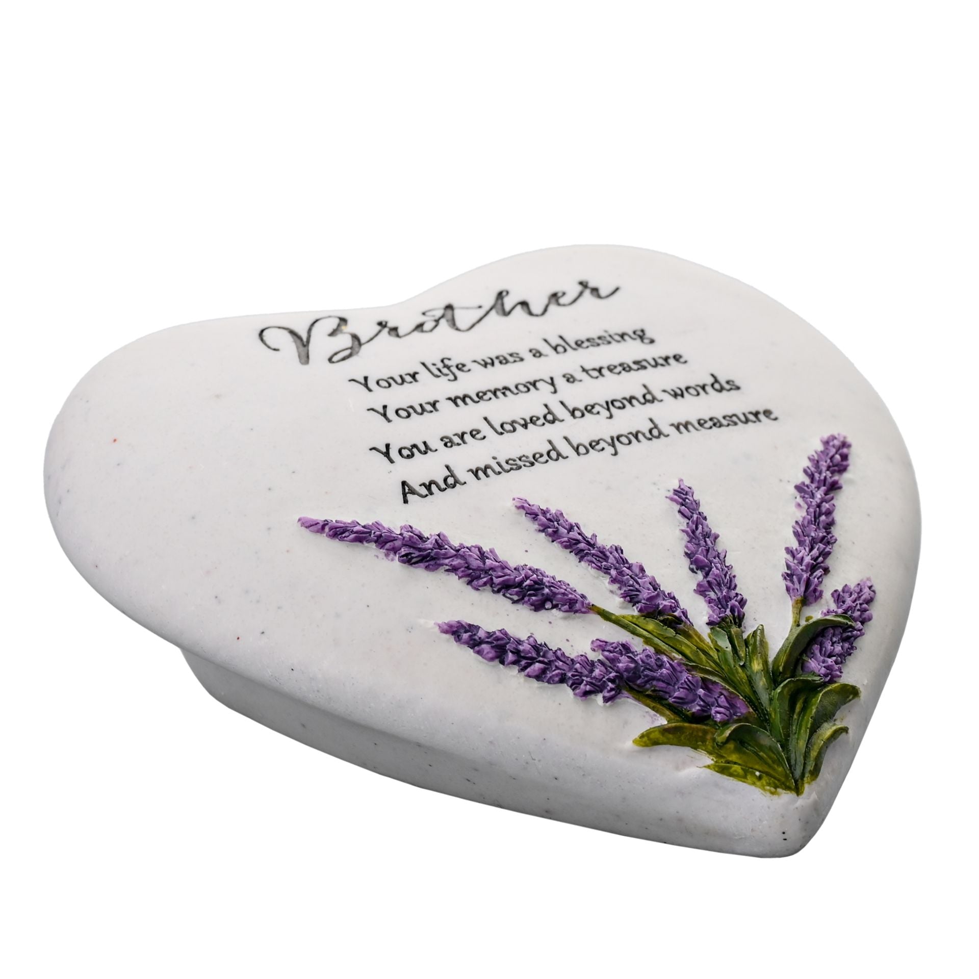 Thoughts Of You Heart Stone / Lavender - Brother